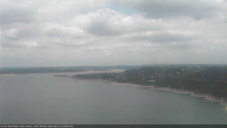 Lake Travis webcam, April 27, 2022 12:45 PM CT