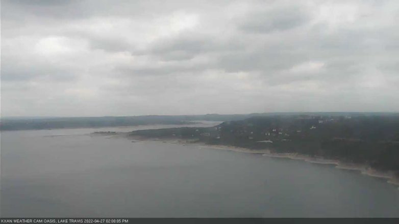Lake Travis webcam, April 27, 2022 2:00 PM CT