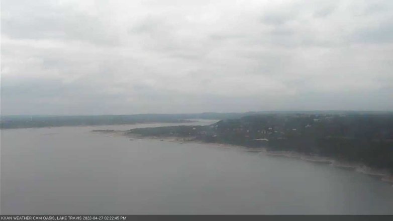 Lake Travis webcam, April 27, 2022 2:25 PM CT