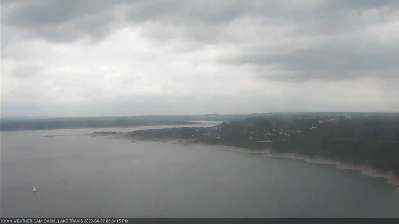 Lake Travis webcam, April 27, 2022 3:25 PM CT