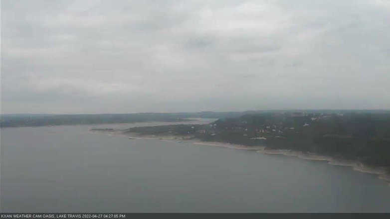 Lake Travis webcam, April 27, 2022 4:25 PM CT