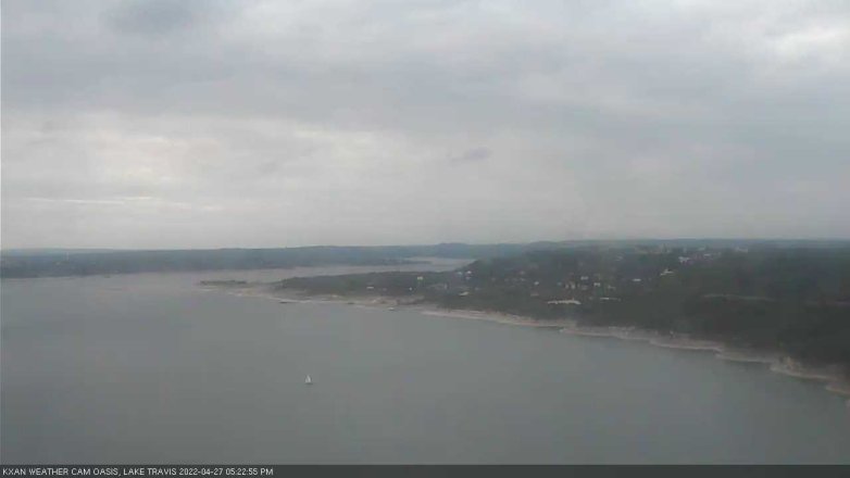 Lake Travis webcam, April 27, 2022 5:25 PM CT