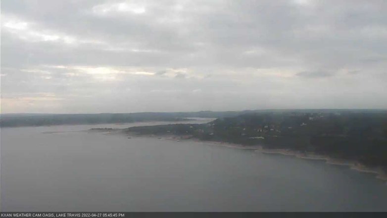 Lake Travis webcam, April 27, 2022 5:45 PM CT