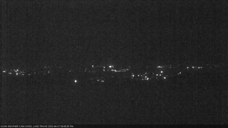 Lake Travis webcam, April 27, 2022 9:45 PM CT