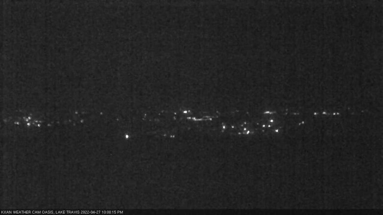 Lake Travis webcam, April 27, 2022 10:00 PM CT