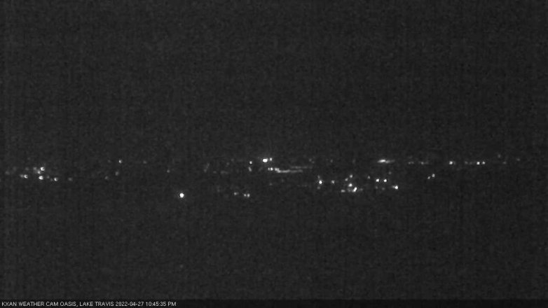 Lake Travis webcam, April 27, 2022 10:45 PM CT