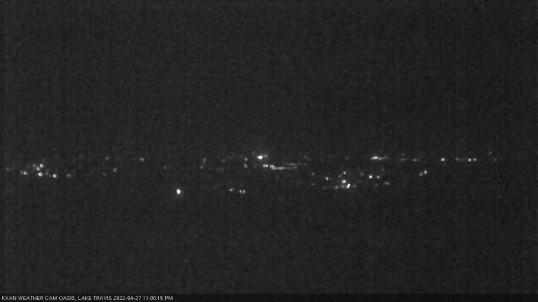 Lake Travis webcam, April 27, 2022 11:00 PM CT