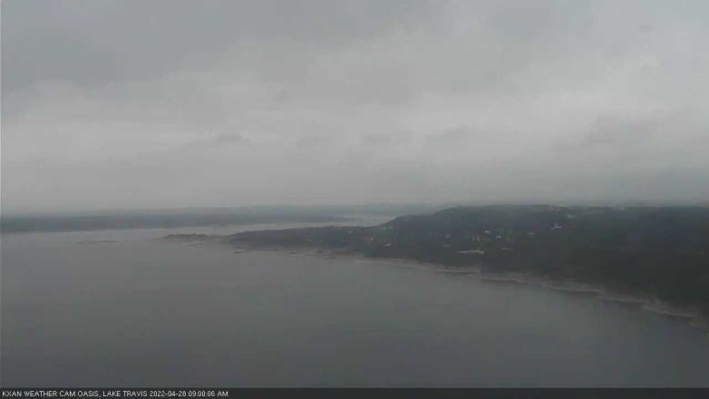 Lake Travis webcam, April 28, 2022 9:00 AM CT