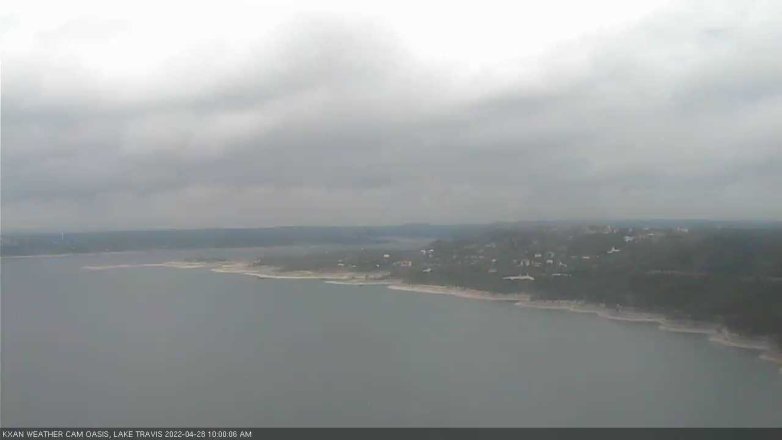Lake Travis webcam, April 28, 2022 10:00 AM CT