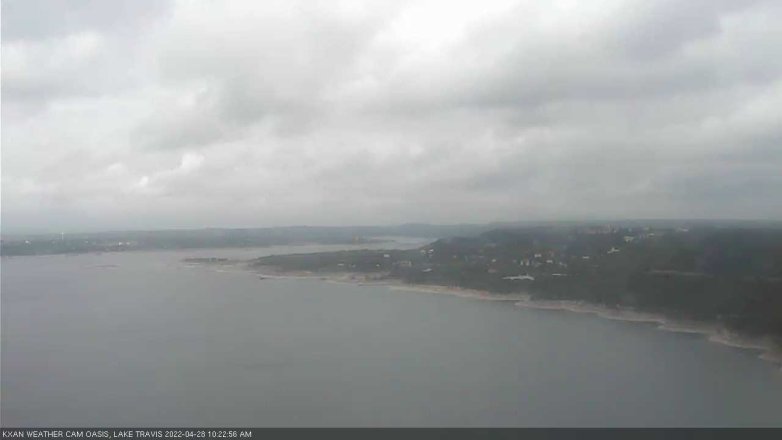 Lake Travis webcam, April 28, 2022 10:25 AM CT