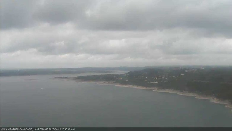 Lake Travis webcam, April 28, 2022 10:45 AM CT