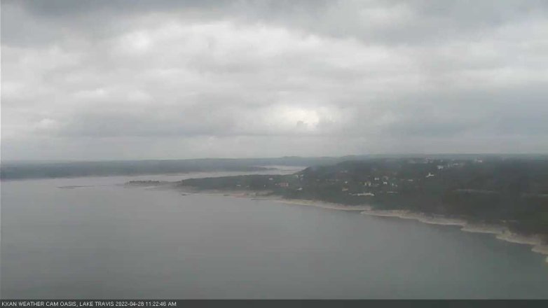 Lake Travis webcam, April 28, 2022 11:25 AM CT