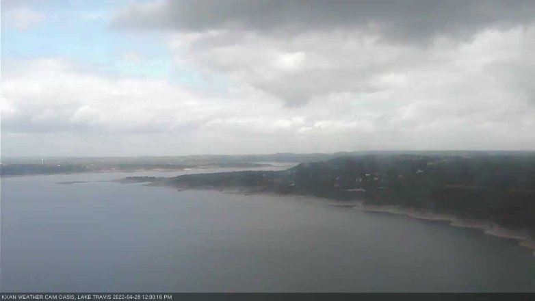 Lake Travis webcam, April 28, 2022 12:00 PM CT