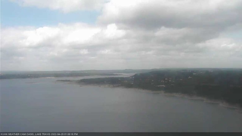 Lake Travis webcam, April 28, 2022 1:00 PM CT
