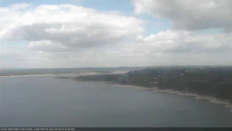 Lake Travis webcam, April 28, 2022 1:25 PM CT