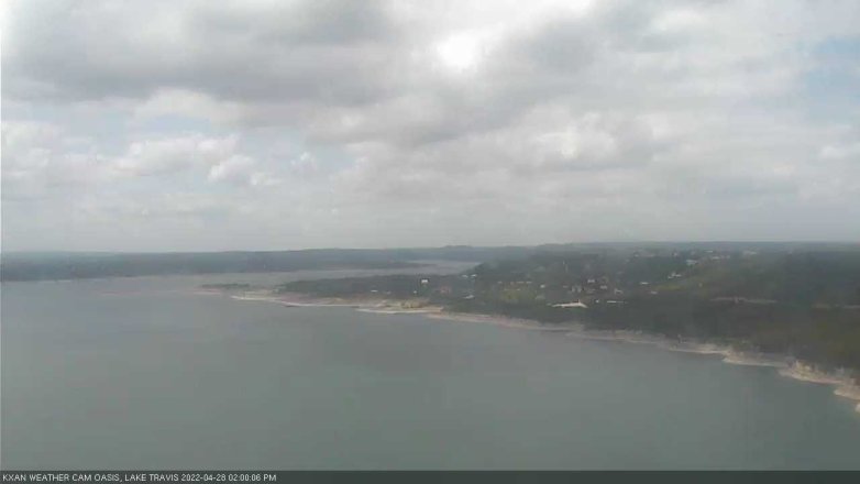 Lake Travis webcam, April 28, 2022 2:00 PM CT