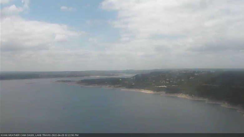 Lake Travis webcam, April 28, 2022 2:25 PM CT