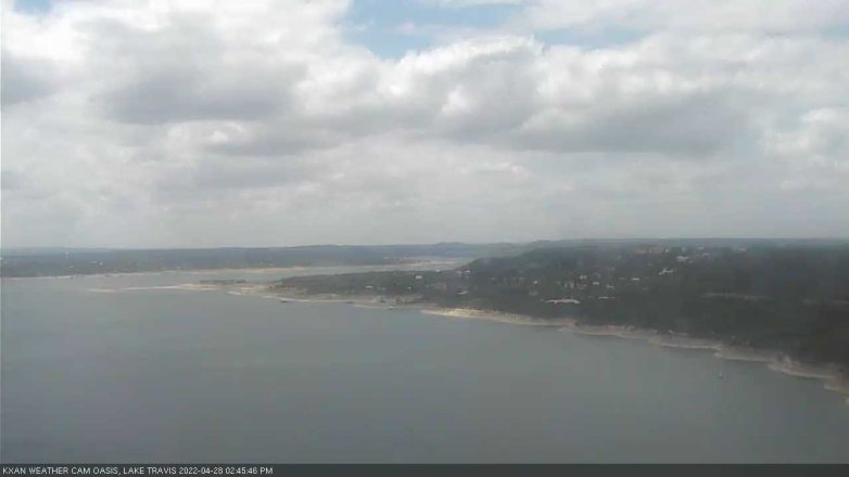 Lake Travis webcam, April 28, 2022 2:45 PM CT
