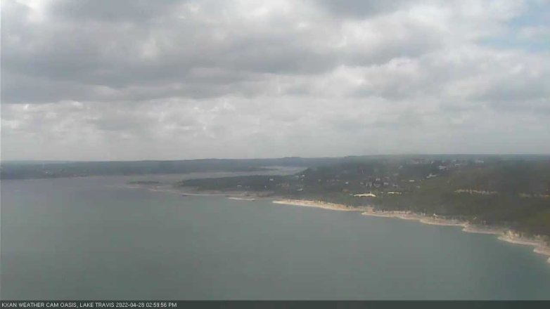 Lake Travis webcam, April 28, 2022 3:00 PM CT