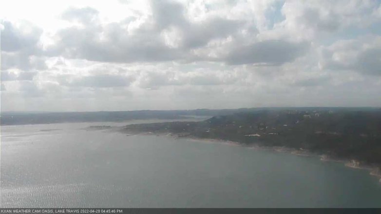 Lake Travis webcam, April 28, 2022 4:45 PM CT