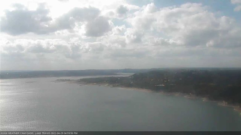 Lake Travis webcam, April 28, 2022 5:00 PM CT