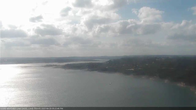Lake Travis webcam, April 28, 2022 5:25 PM CT