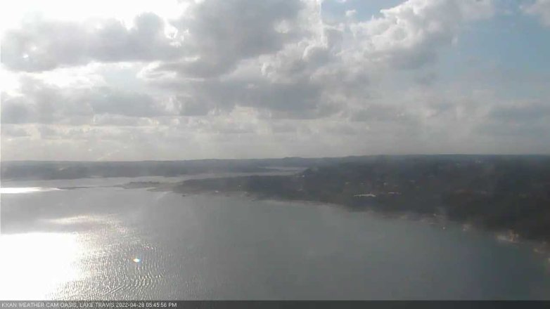 Lake Travis webcam, April 28, 2022 5:45 PM CT