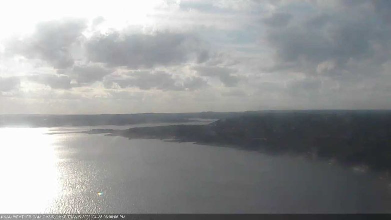 Lake Travis webcam, April 28, 2022 6:00 PM CT