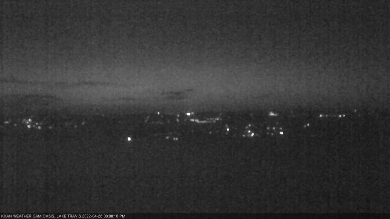 Lake Travis webcam, April 28, 2022 9:00 PM CT