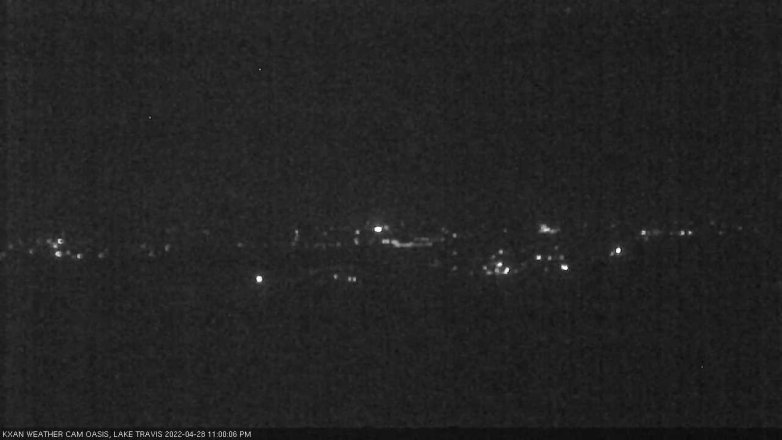 Lake Travis webcam, April 28, 2022 11:00 PM CT