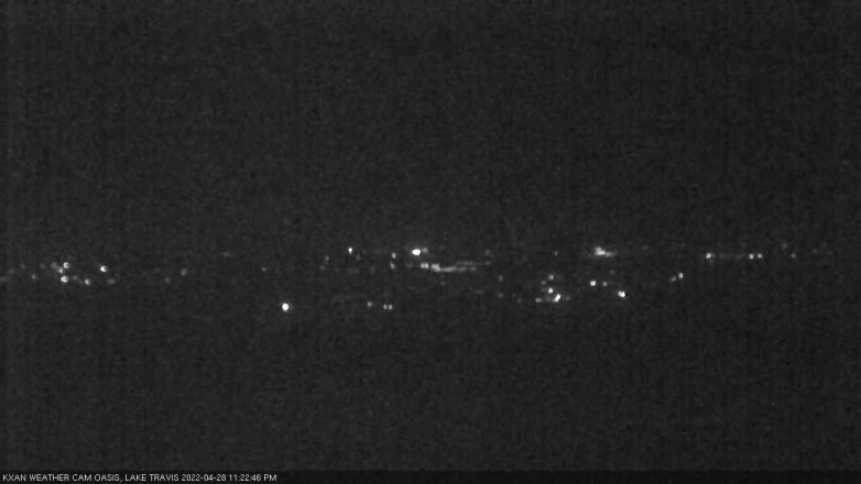 Lake Travis webcam, April 28, 2022 11:25 PM CT