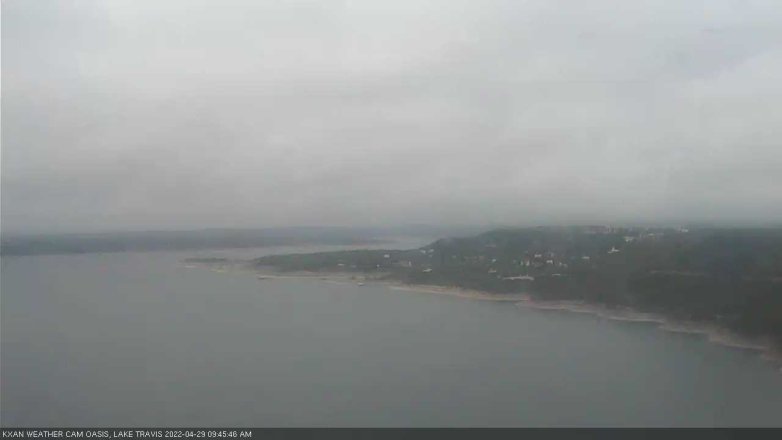 Lake Travis webcam, April 29, 2022 9:45 AM CT