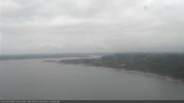 Lake Travis webcam, April 29, 2022 11:25 AM CT