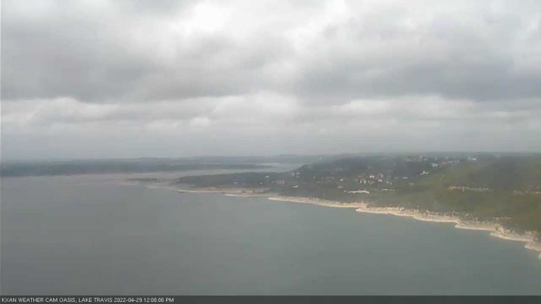 Lake Travis webcam, April 29, 2022 12:00 PM CT