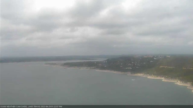 Lake Travis webcam, April 29, 2022 1:25 PM CT