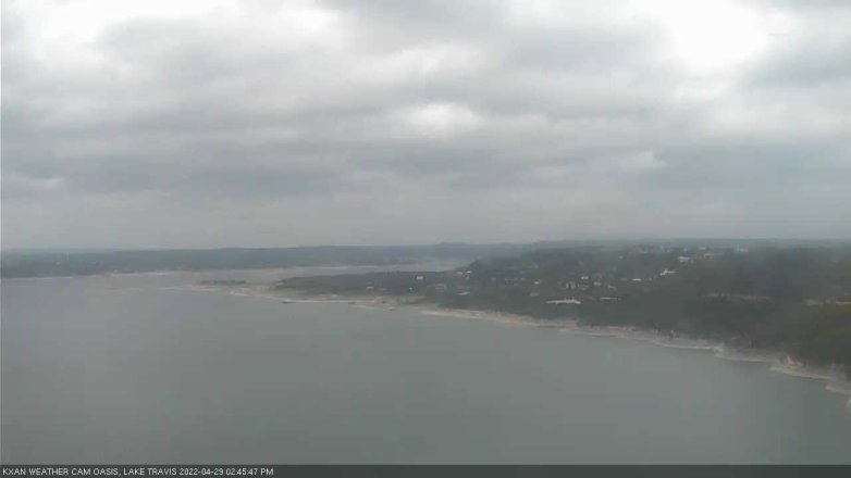 Lake Travis webcam, April 29, 2022 2:45 PM CT