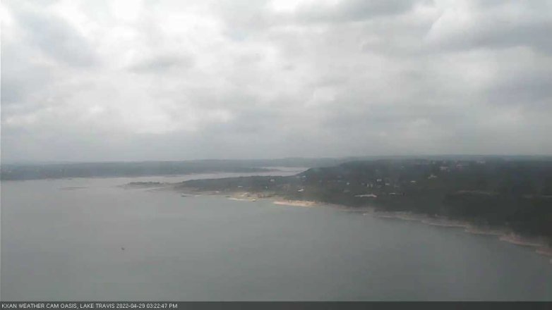 Lake Travis webcam, April 29, 2022 3:25 PM CT