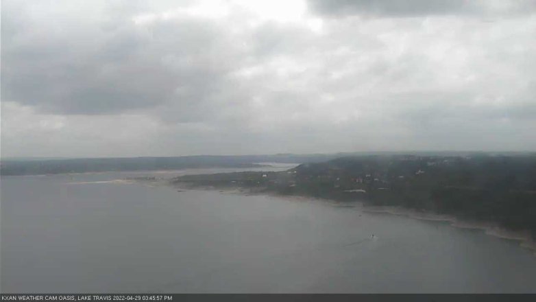 Lake Travis webcam, April 29, 2022 3:45 PM CT