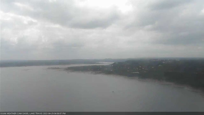Lake Travis webcam, April 29, 2022 4:00 PM CT