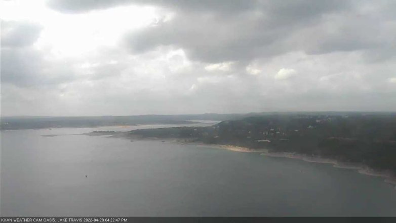 Lake Travis webcam, April 29, 2022 4:25 PM CT