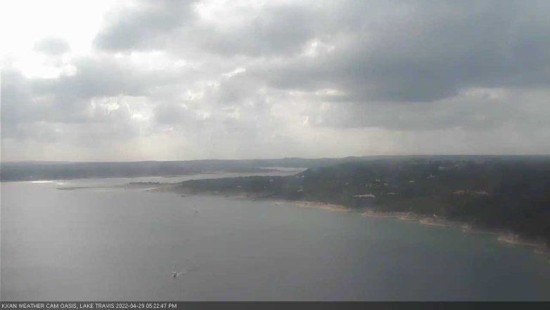 Lake Travis webcam, April 29, 2022 5:25 PM CT