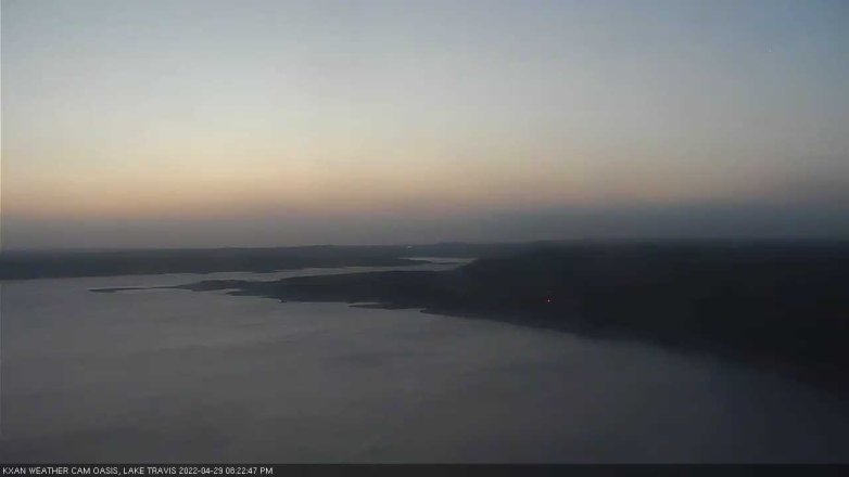 Lake Travis webcam, April 29, 2022 8:25 PM CT
