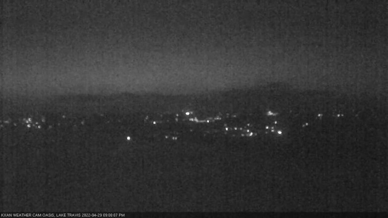 Lake Travis webcam, April 29, 2022 9:00 PM CT