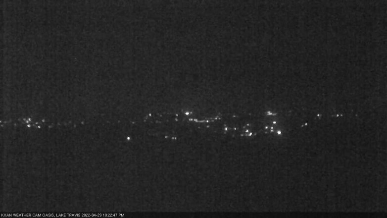Lake Travis webcam, April 29, 2022 10:25 PM CT