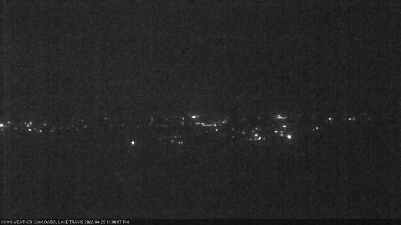 Lake Travis webcam, April 29, 2022 11:00 PM CT