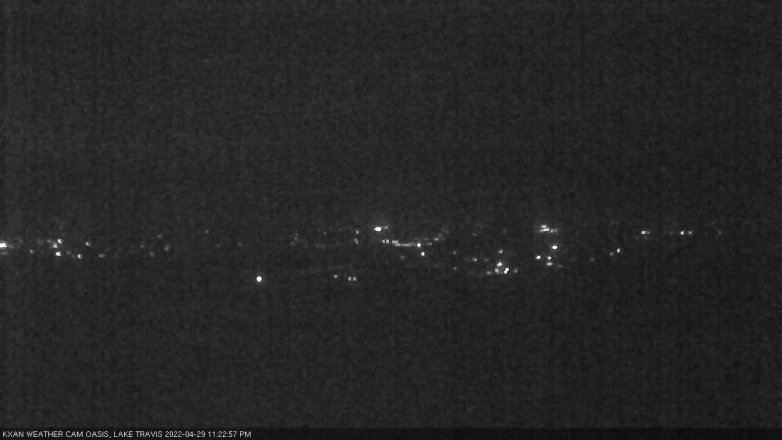 Lake Travis webcam, April 29, 2022 11:25 PM CT