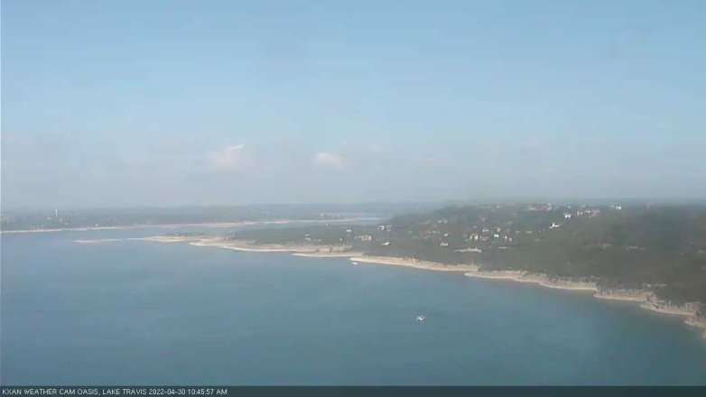 Lake Travis webcam, April 30, 2022 10:45 AM CT