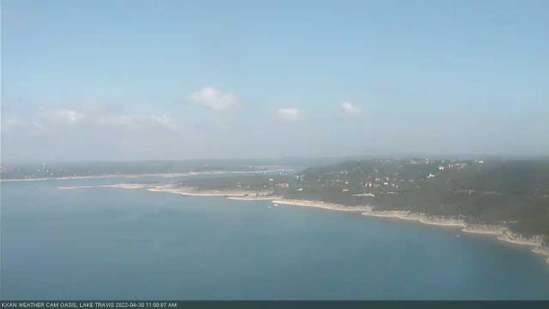 Lake Travis webcam, April 30, 2022 11:00 AM CT