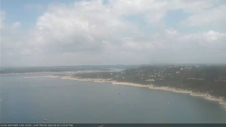 Lake Travis webcam, April 30, 2022 12:25 PM CT