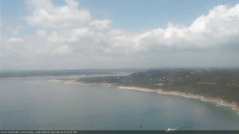 Lake Travis webcam, April 30, 2022 1:25 PM CT